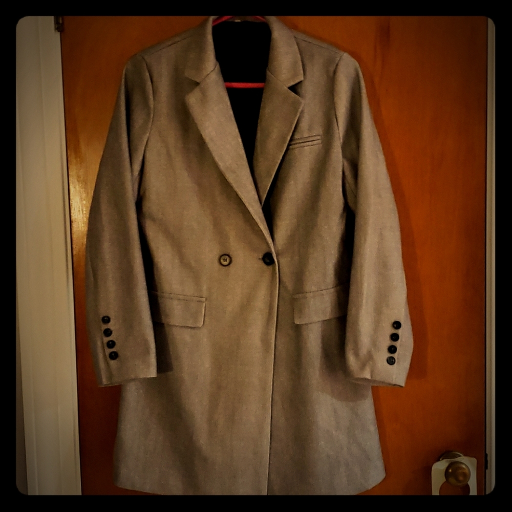 Grey lapel jacket